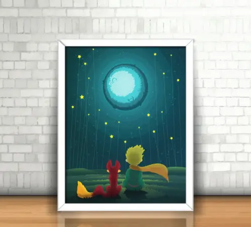 Quadro O Pequeno Príncipe