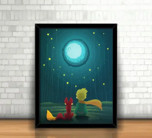 Quadro O Pequeno Príncipe