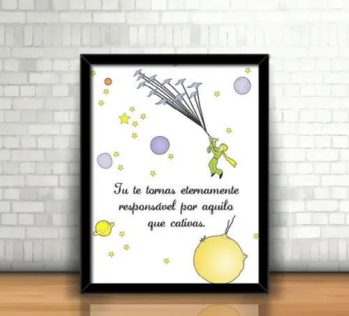 Quadro O Pequeno Príncipe