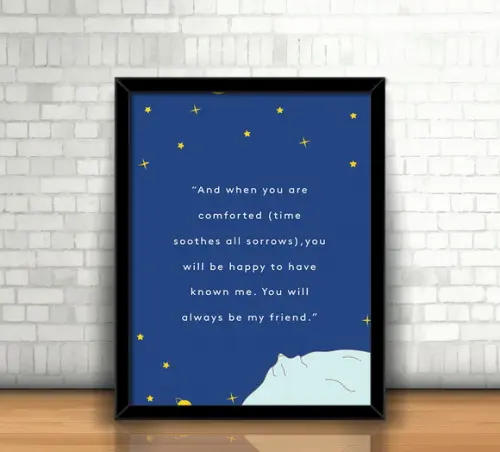 Quadro O Pequeno Príncipe