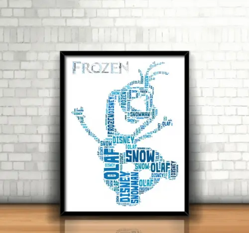 Quadro Olaf Tipográfico