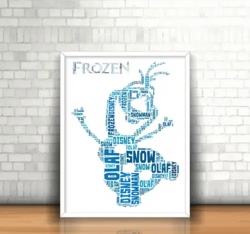 Quadro Olaf Tipográfico