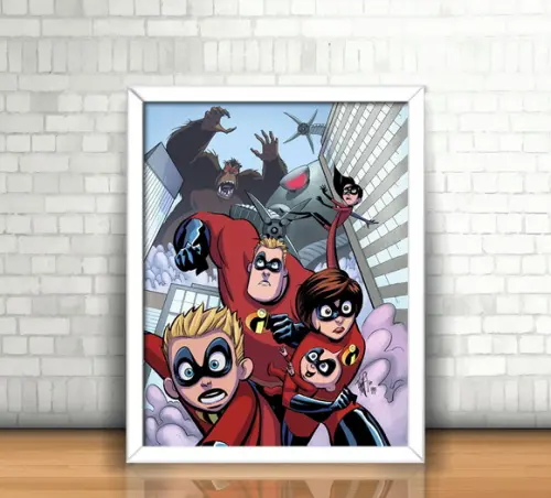 Quadro Os Incríveis