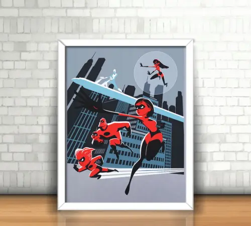 Quadro Os Incríveis