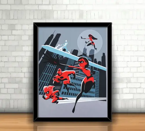 Quadro Os Incríveis
