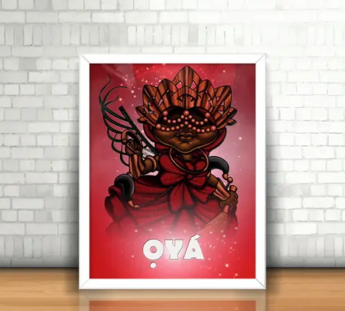 Quadro Oyá / Ilustração