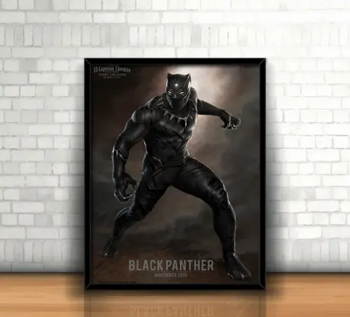 Quadro Pantera Negra