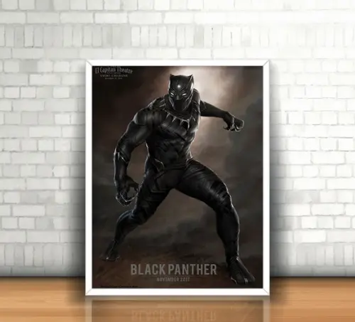 Quadro Pantera Negra