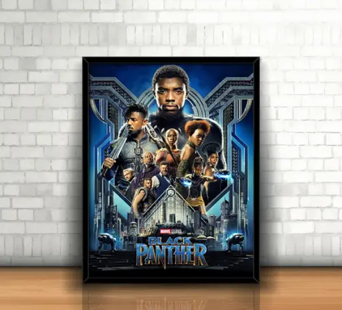Quadro Pantera Negra