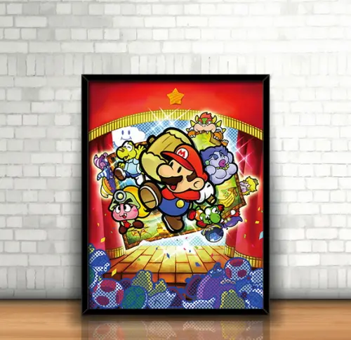 Quadro Paper Mario
