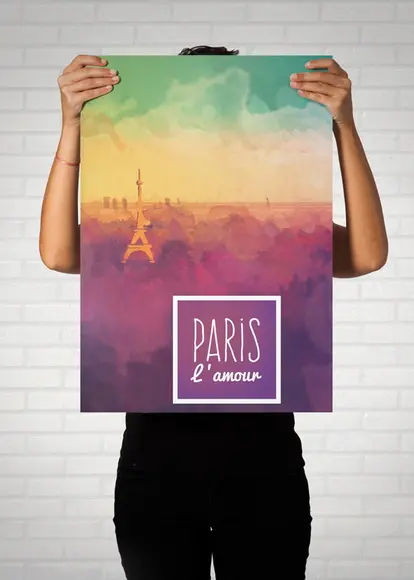Quadro Paris L'Amour