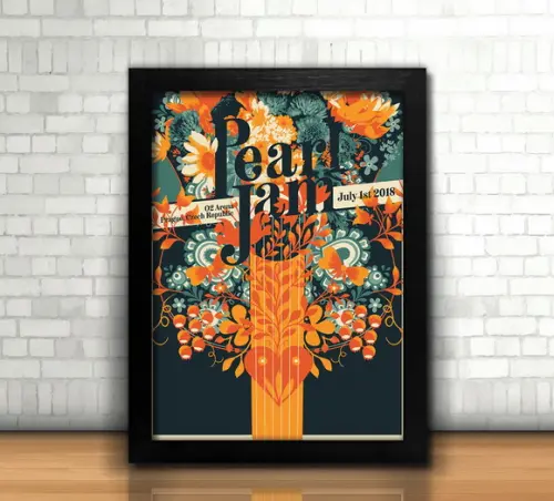 Quadro Pearl Jam Live