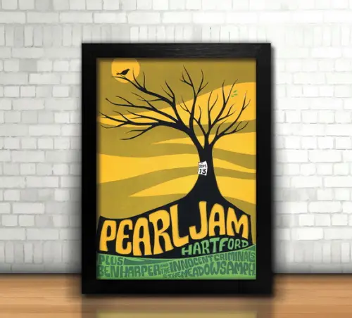 Quadro Pearl Jam Live