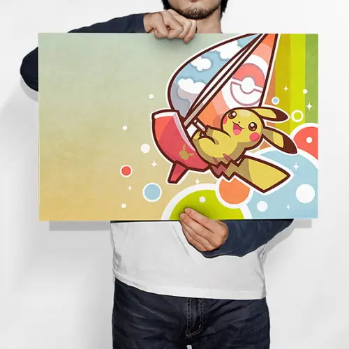 Quadro Pikachu / Pokemon