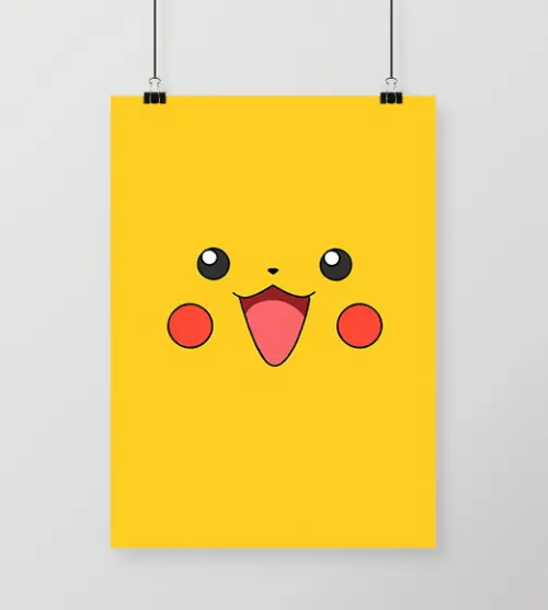 Quadro Pikachu / Pokemon