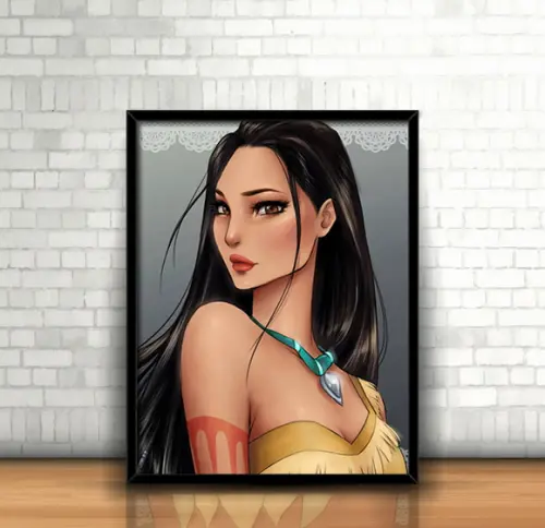 Quadro Pocahontas / Anime