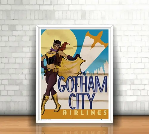 Quadro Retrô / Batgirl