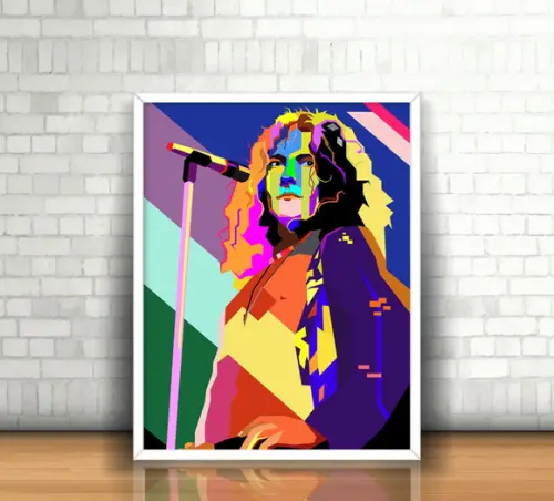 Quadro Robert Plant / Led Zeppelin
