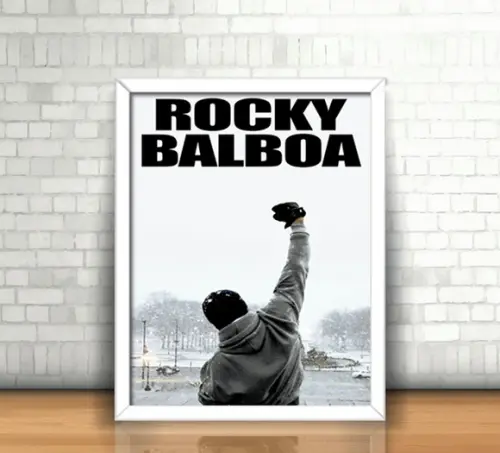 Quadro Rocky Balboa