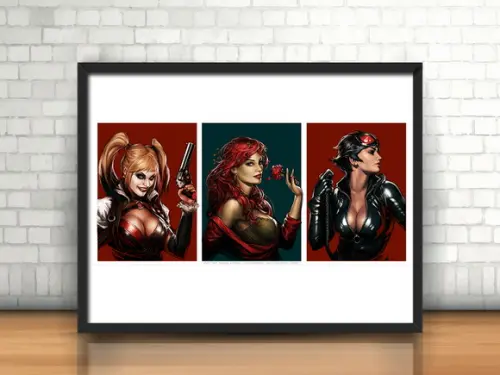 Quadro Sereias de Gotham