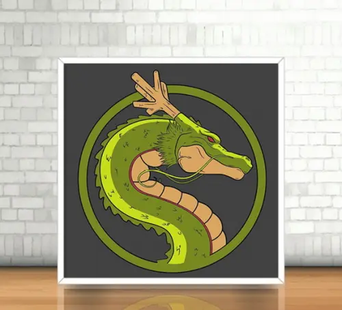 Quadro Sheng Long / Dragon Ball