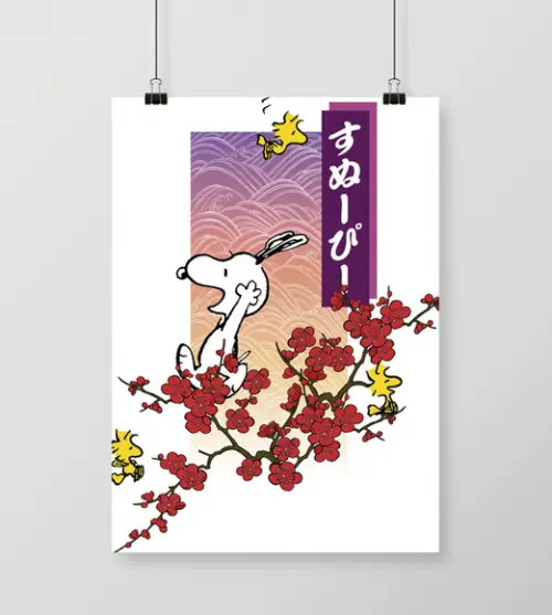 Quadro Snoopy Alegria