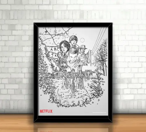 Quadro Stranger Things