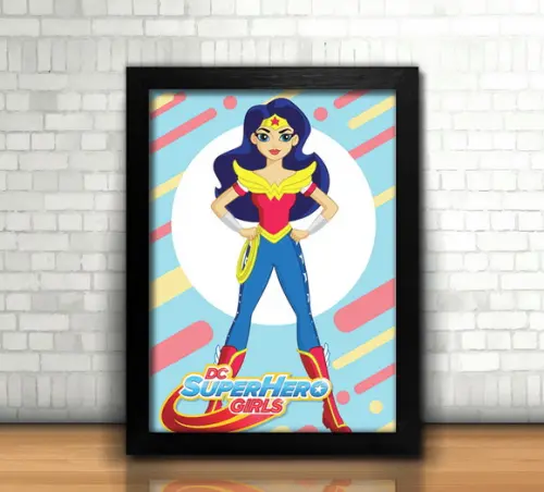 Quadro Super Hero Girls