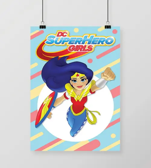 Quadro Super Hero Girls