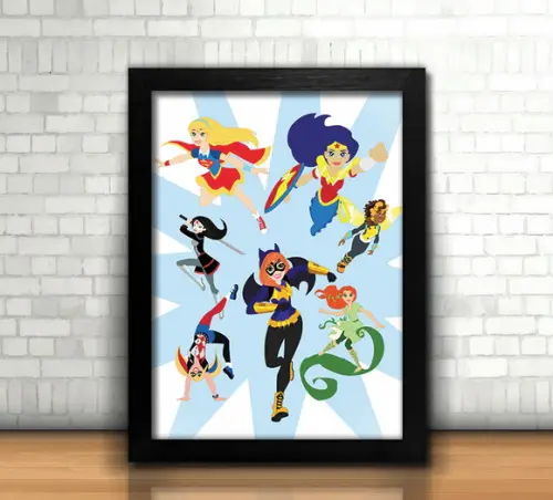 Quadro Super Hero Girls