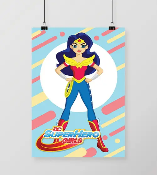 Quadro Super Hero Girls