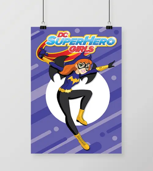 Quadro Super Hero Girls / Batgirl