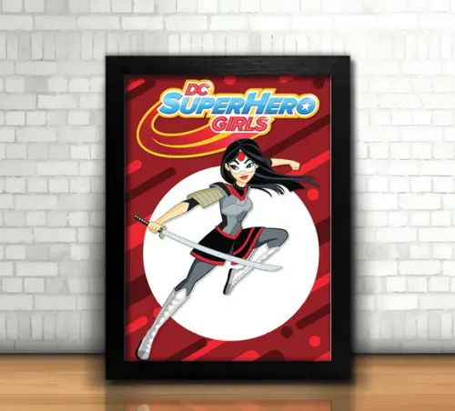 Quadro Super Hero Girls / Katana