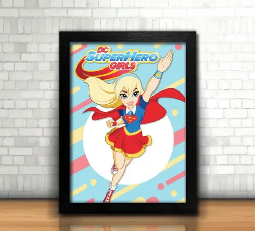 Quadro Super Hero Girls / Supergirl