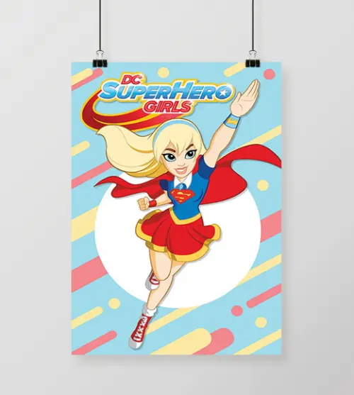 Quadro Super Hero Girls / Supergirl