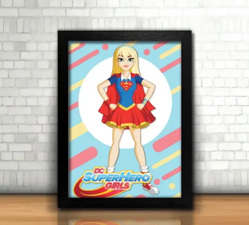 Quadro Super Hero Girls / Supergirl