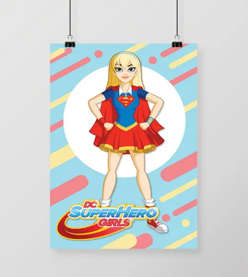 Quadro Super Hero Girls / Supergirl