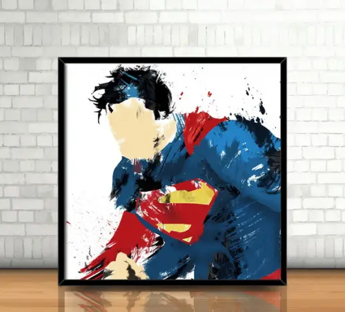 Quadro Superman (20x20cm)