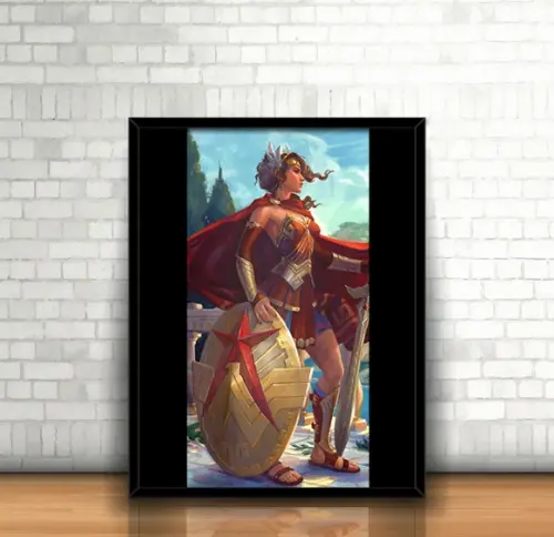 Quadro Themyscira / Mulher-Maravilha