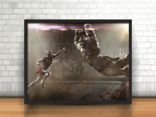 Quadro Thor Vs Hulk / Ragnarok