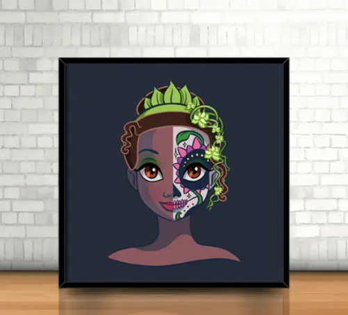 Quadro Tiana/Catrina (20x20cm)