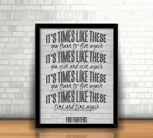 Quadro Times Like These / Foo Fighters