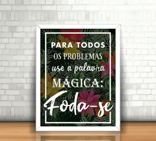Quadro Use a Palavra Mágica