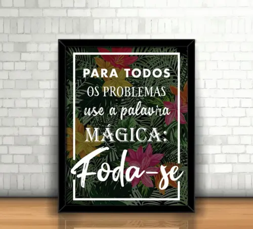 Quadro Use a Palavra Mágica