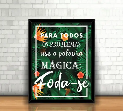 Quadro Use a Palavra Mágica