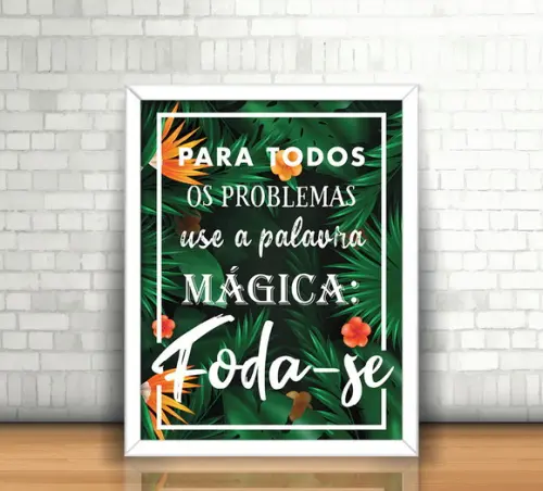 Quadro Use a Palavra Mágica