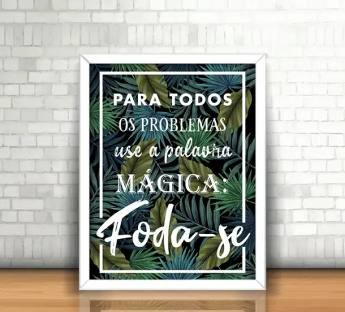 Quadro Use a Palavra Mágica