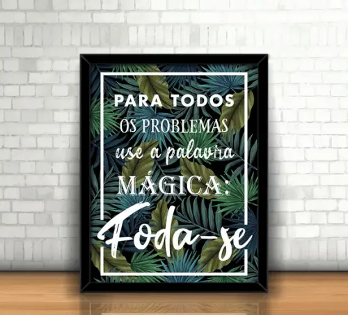 Quadro Use a Palavra Mágica