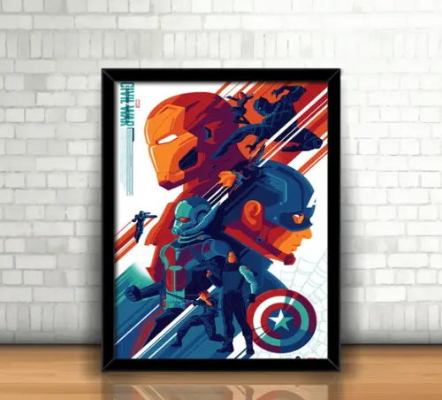 Quadro Vingadores / Guerra Civil