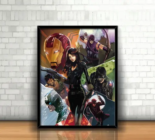 Quadro Vingadores Marvel